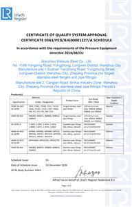 Certificate CE PED3.1-2